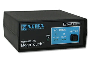 USB KVM Switch with Touch Screen Support from Vetra Systems