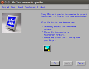 Elo Touch Screen Video Alignment