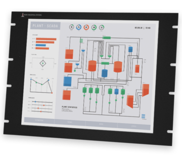 19" Rack Mount Industrial Monitors and IP20 Rugged Touch Screens