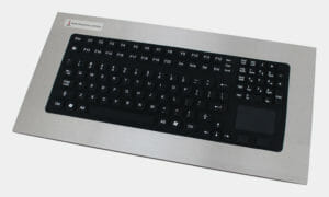 Panel Mount Full-Travel Keyboard with Capacitive Touchpad