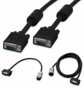 VGA Analog Video Cables, conduit and non-conduit versions shown