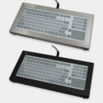 Industrial Short-Travel Benchtop Keyboards with Touchpad Pointing Device, IP65/IP66 Rated