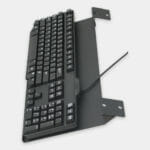 Industrial Keyboard Mounting Tray for Rugged Keyboards, side view