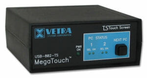 MegaTouch USB KVM Switch with Touch Screen Support from Vetra Systems