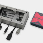 Industrial 300 m USB KVM Extender, Monitor-Mounted Remote Unit and Local Unit
