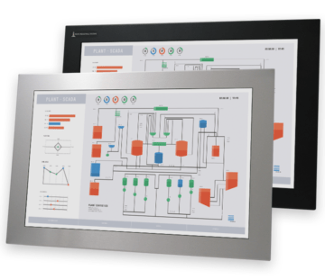 22" Widescreen Panel Mount Industrial Monitors and IP65/IP66 Rugged Touch Screens
