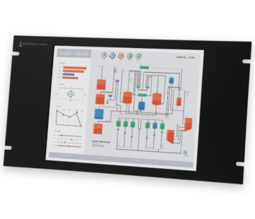 15" Rack Mount Industrial Monitors and IP20 Rugged Touch Screens