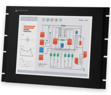 17" Rack Mount Industrial Monitors and IP20 Rugged Touch Screens
