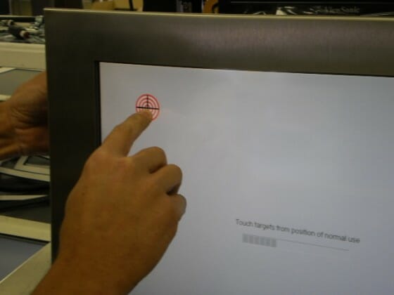 Demonstration of Touch Screen Alignment