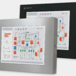15" Universal Mount Industrial Monitors and IP65/IP66 Rugged Touch Screens, front view