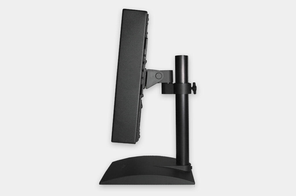 VESA Benchtop Stand for Industrial Monitors, Side View
