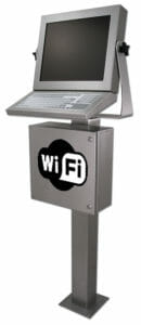 Wifi-Enabled Thin Client Enclosure Workstation